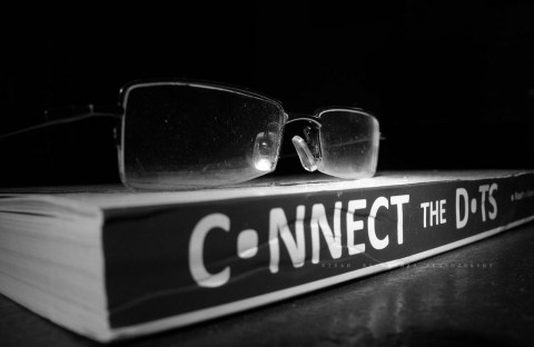 flickr-5085549405-original photo by Kiran Ravikumar on Flickr, used under a Attribution-Noncommercial-Share Alike 2.0 license. Connecting the dots!!